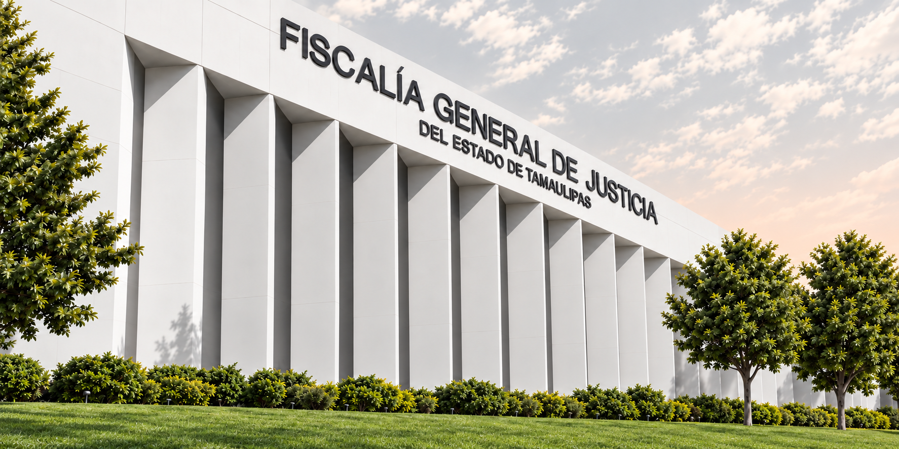 Fachada de la Fiscalía General de Justicia del Estado de Tamaulipas